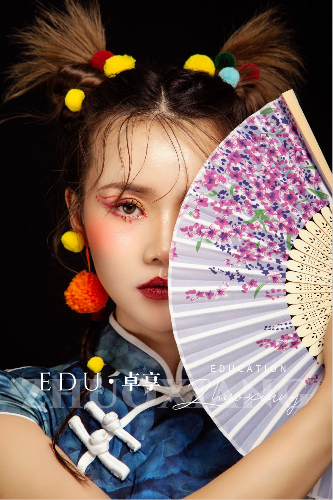 兰州化妆美发学校卓享教育分享国潮风造型