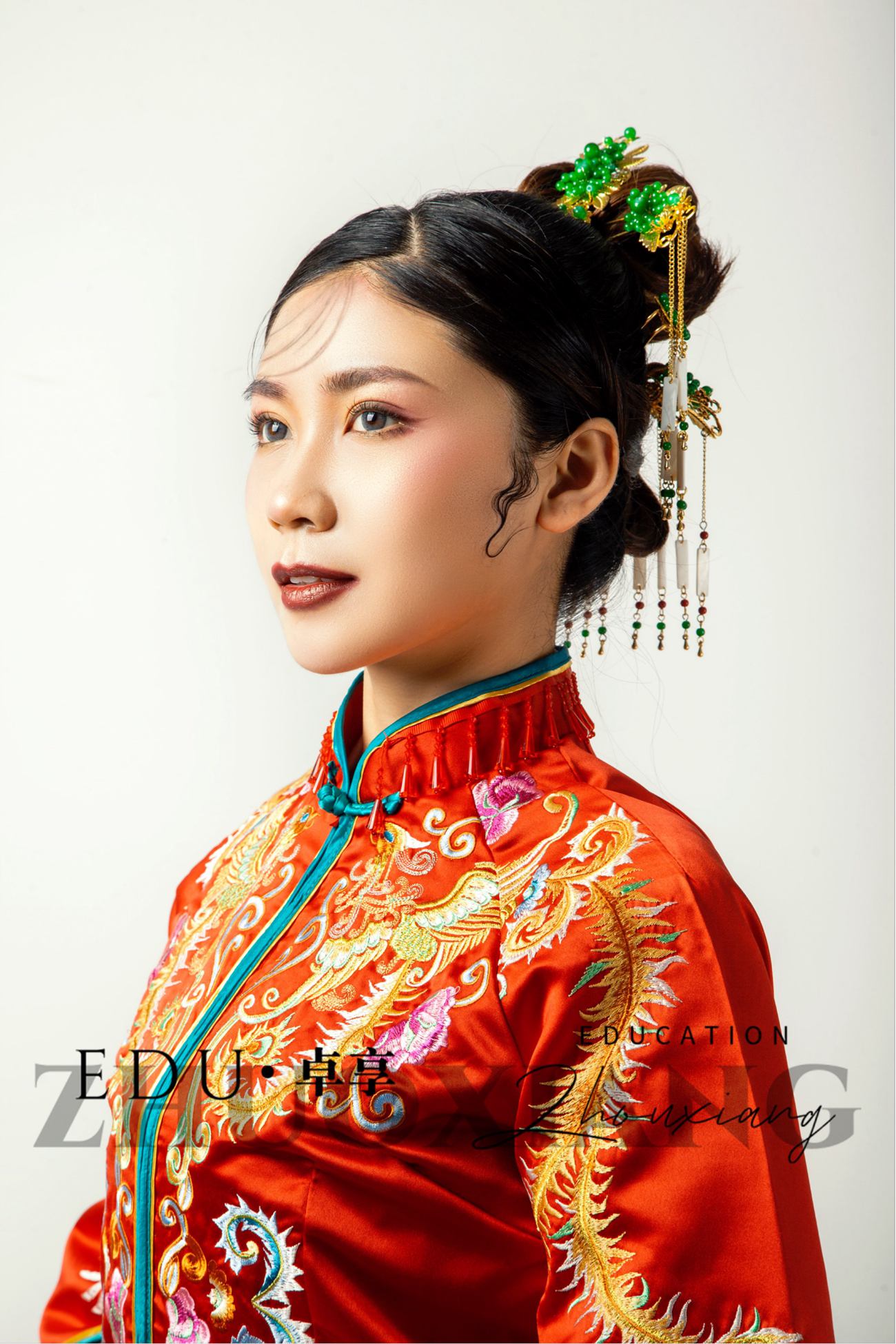 兰州化妆美发学校卓享教育新中式新娘造型