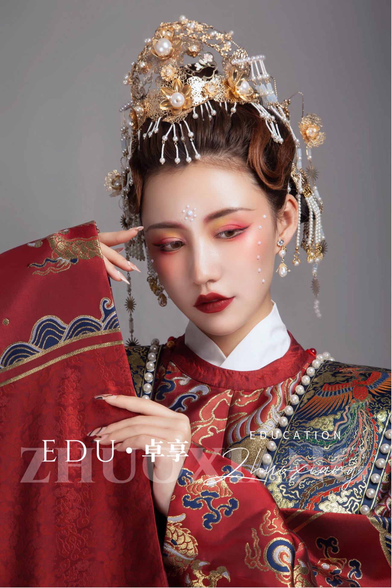 兰州化妆美发学校卓享教育古风造型