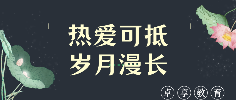 热爱可抵岁月漫长