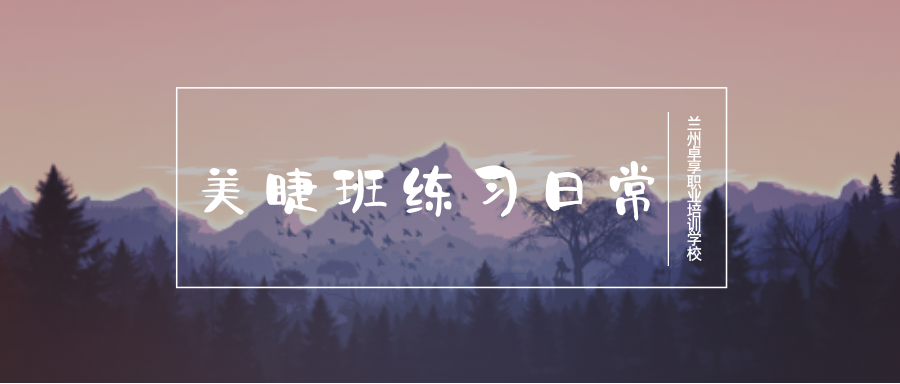 兰州卓享教育—美睫课