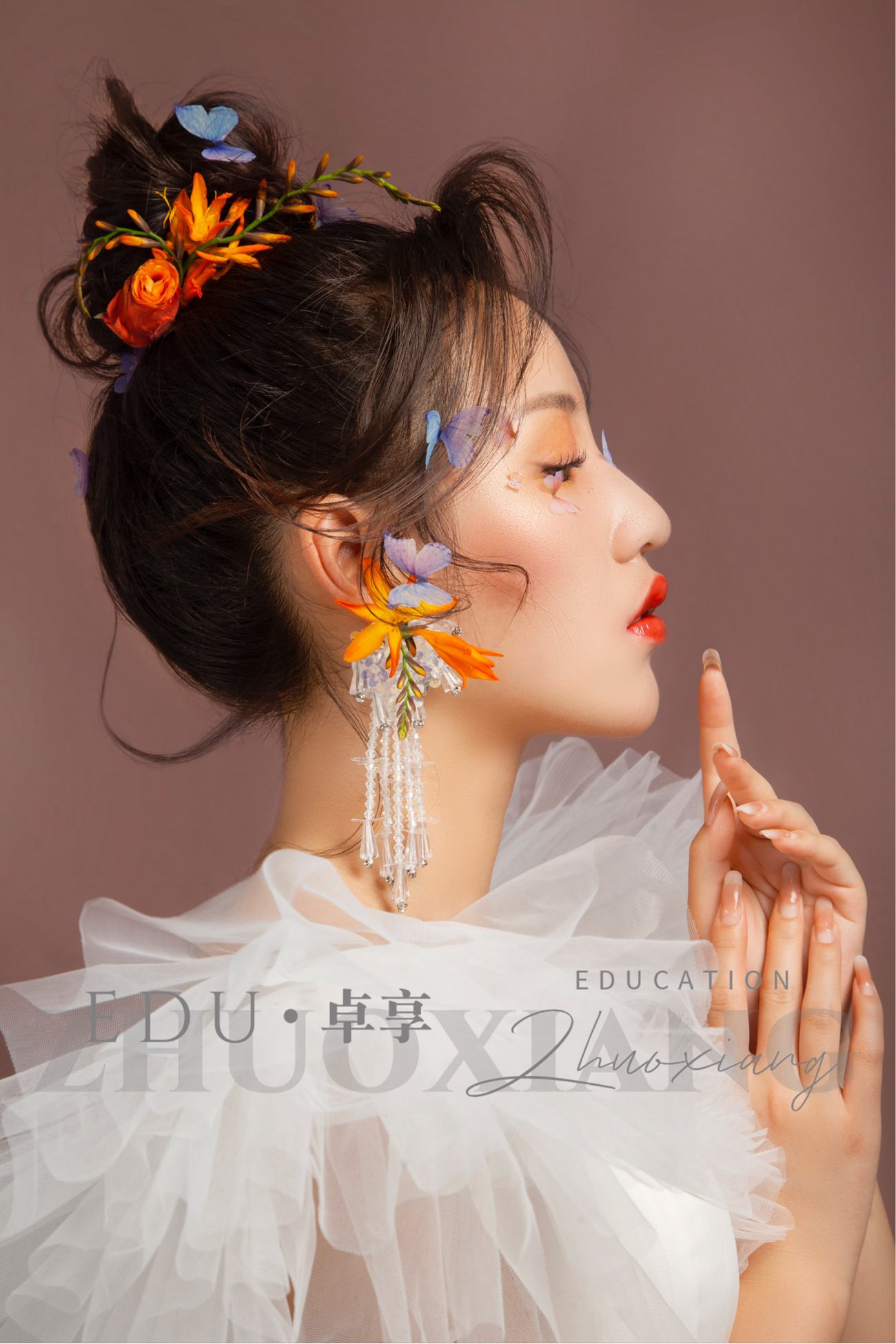兰州卓享教育减龄韩式鲜花造型