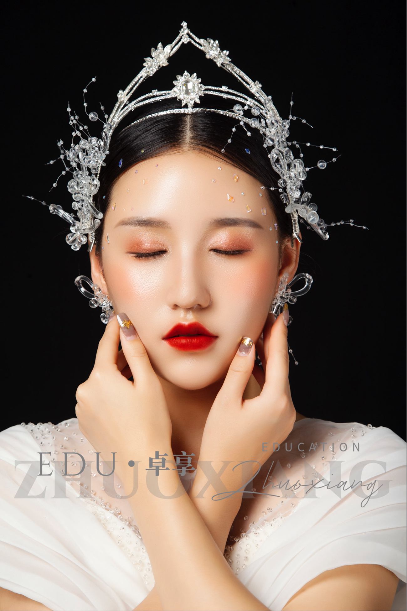 兰州化妆学校卓享教育韩式新娘造型