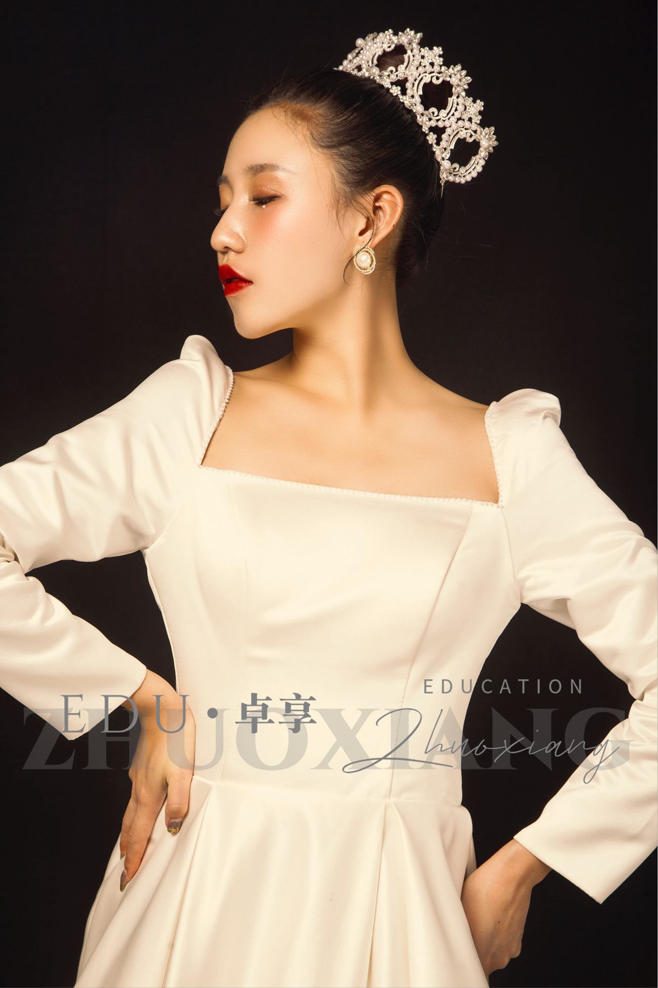 兰州化妆学校卓享教育分享气质韩系新娘造型