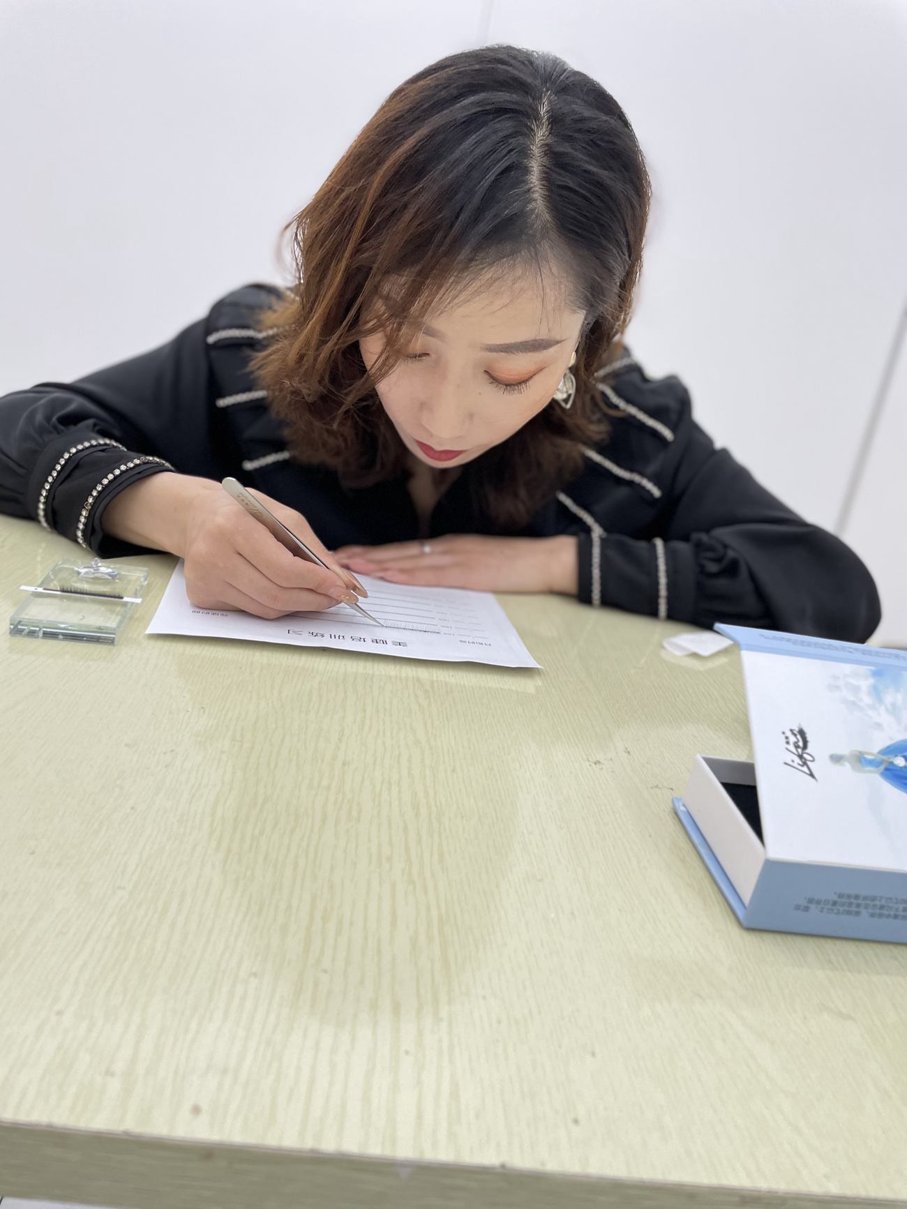 兰州美甲美睫学校卓享教育美睫课花絮