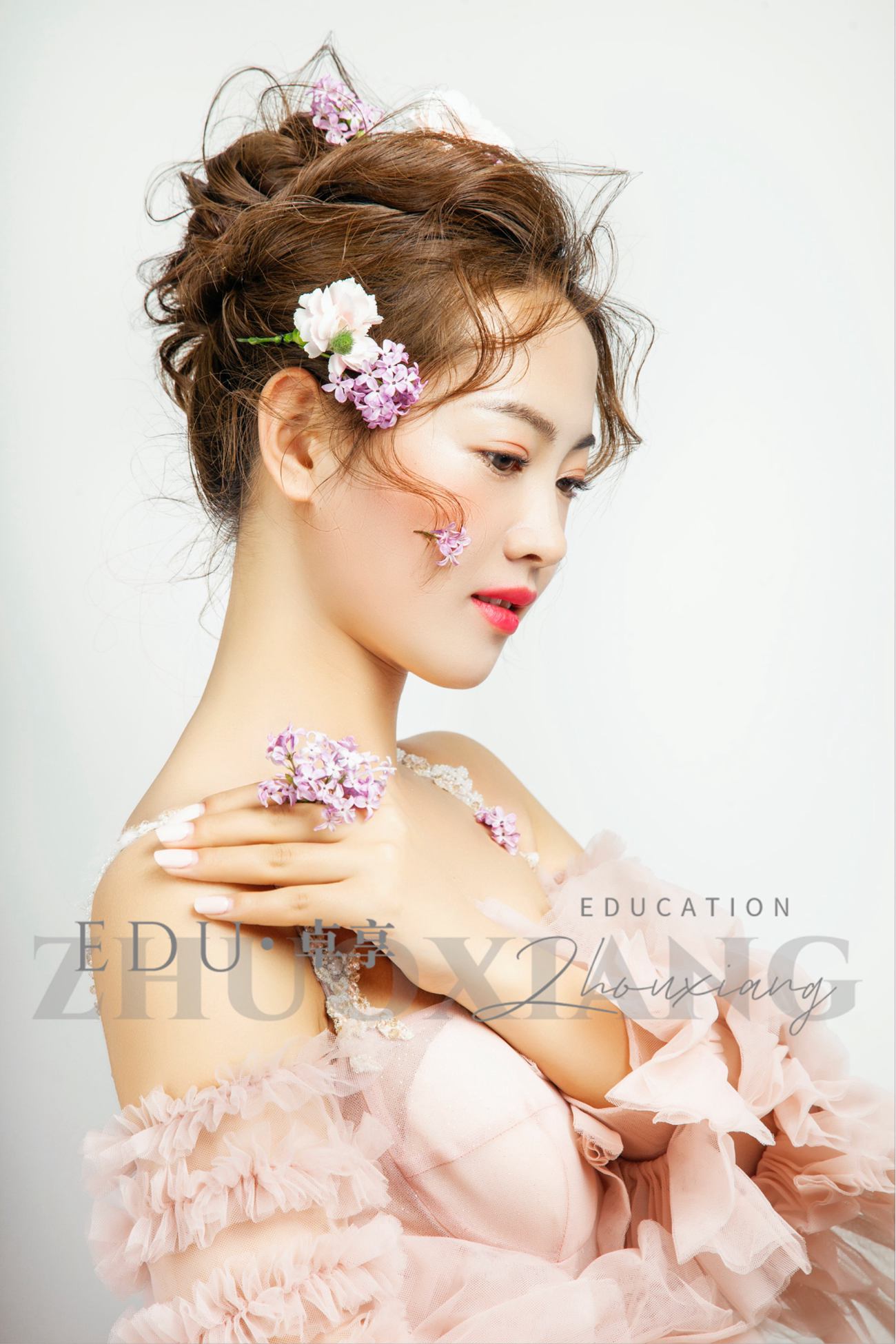 兰州化妆美发学校卓享教育新娘造型